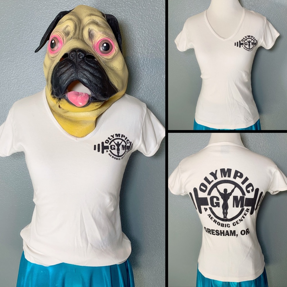BELLA, Olympic Gym, Gresham, OR, baby tee!!